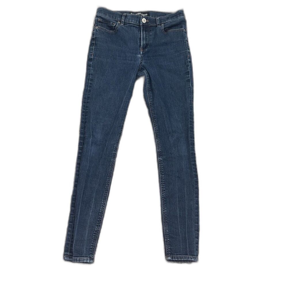 Express High Rise Legging Dark Wash Skinny Jeans Size 6R